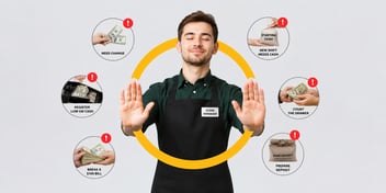 Stop store manager cash interruptions